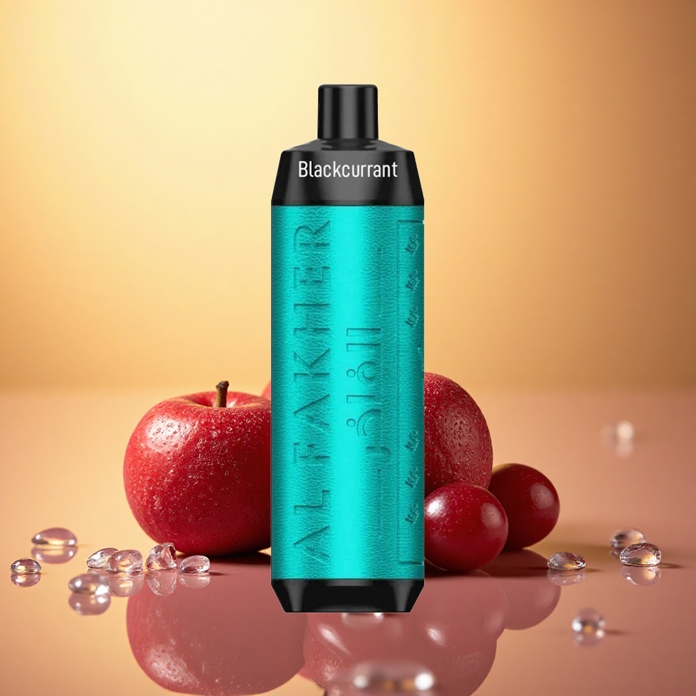 Al Fakher Crown Bar 8000 Crystal Black Currant Ice 600mAh USB-C 18mL Nicotine