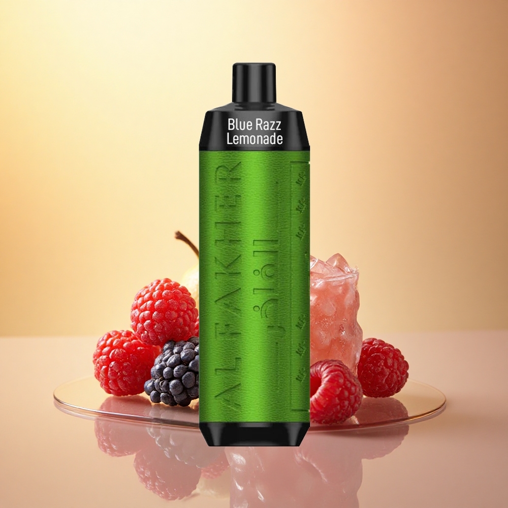 Al Fakher Crown Bar 8000 Crystal Blue Razz Lemonade 18mL 600mAh 5mg Nicotine