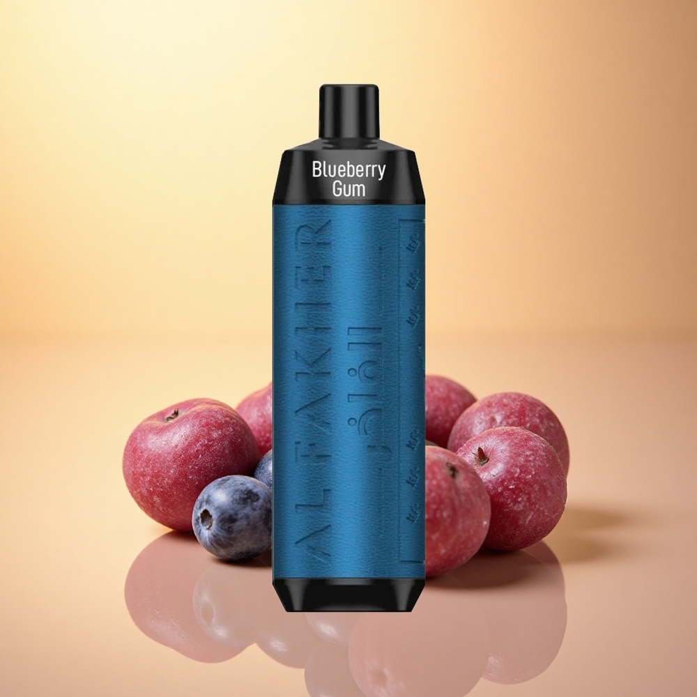 Al Fakher Crown Bar 8000 Crystal Blueberry Gum 600mAh USB-C 18mL 5mg Nicotine