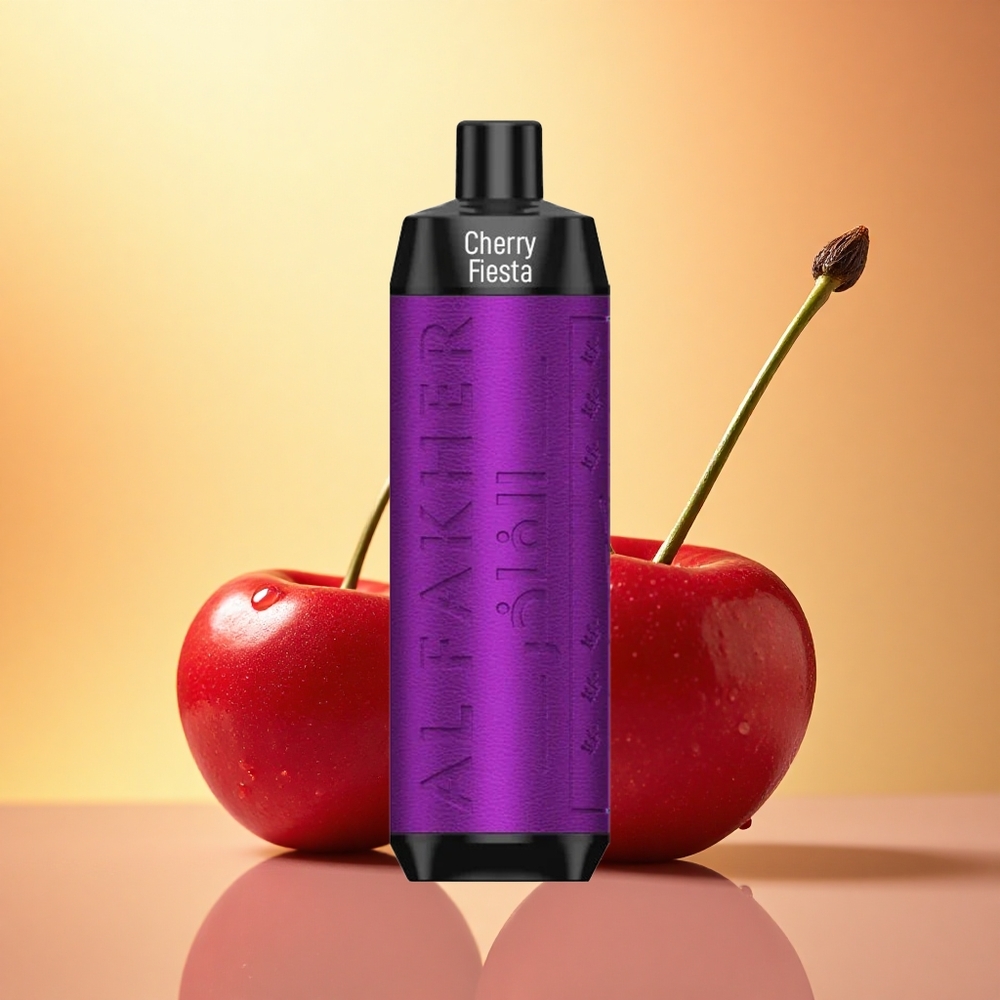 Al Fakher Crown Bar 8000 Crystal Cherry Fiesta 600mAh 18mL 5mg Nicotine