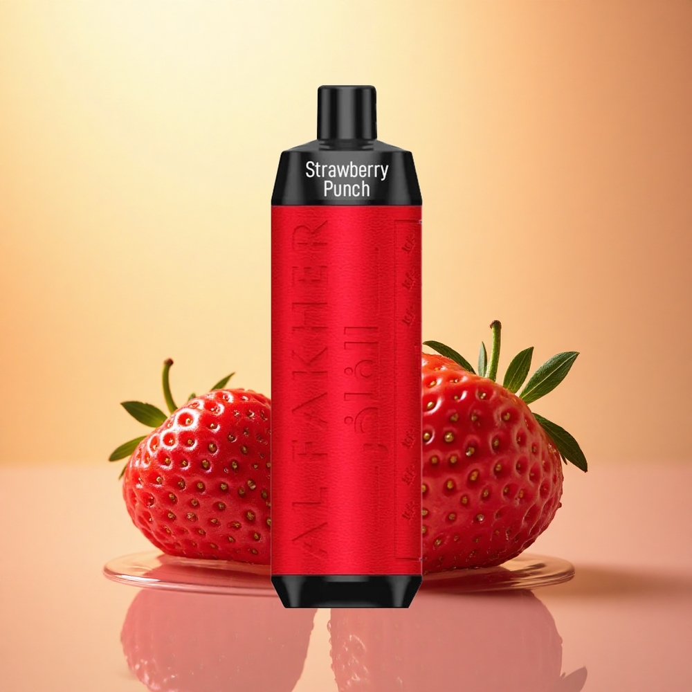 Al Fakher Crown Bar 8000 Crystal Strawberry Punch Crystal 600mAh 18ml 5mg Nicotine