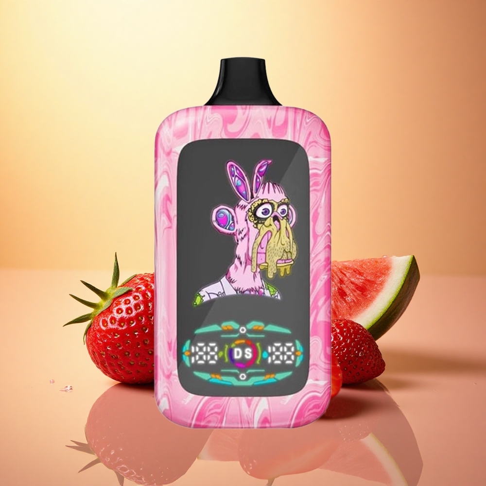 Fumot Digital Monkey 20000/40000 Puffs Strawberry Watermelon Dual Mesh 850mAh Nicotine 5%