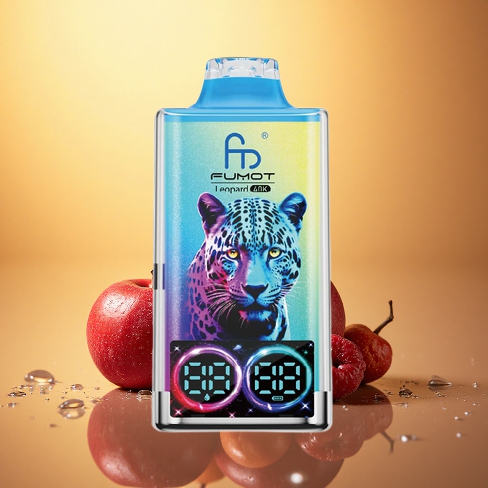 Fumot Leopard 40K Puffs Black Dragon Ice Dual Mesh 5% Nicotine 700mAh