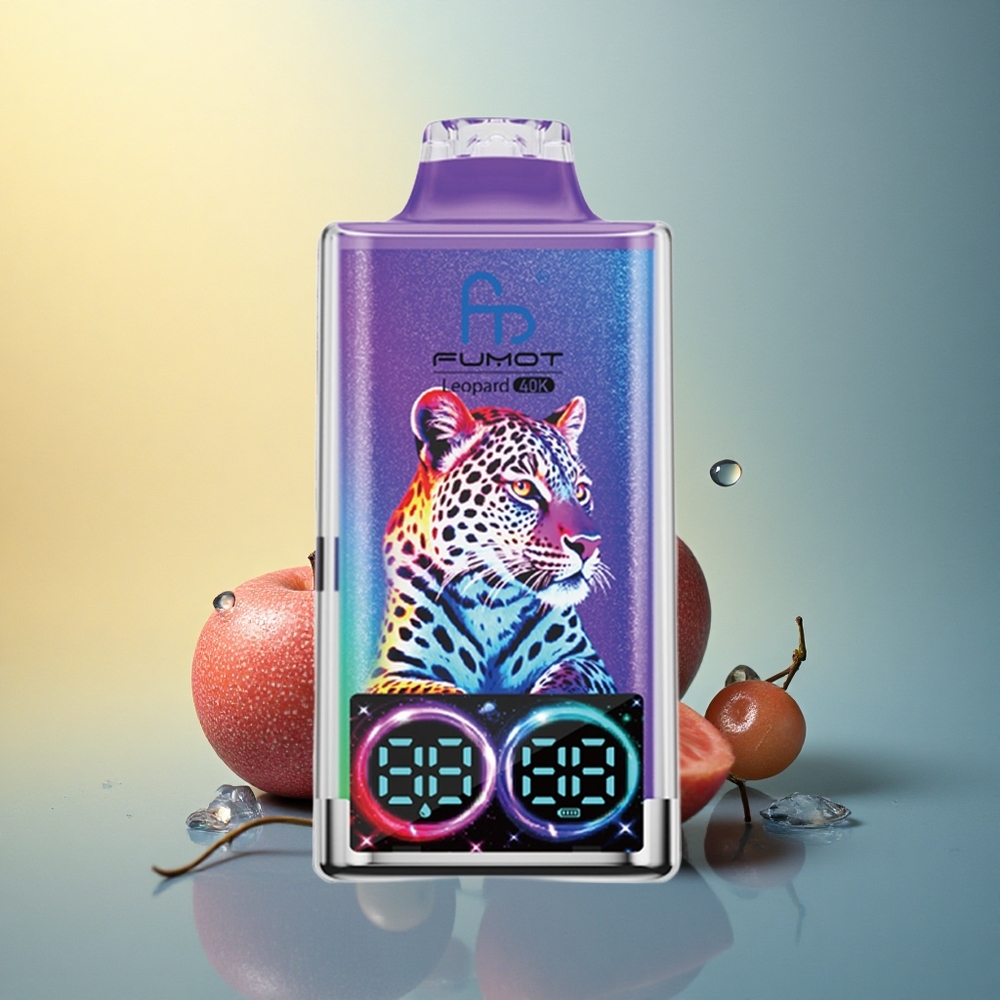 Fumot Leopard 40K Puffs Mr Blue Dual Mesh 5% Nicotine 700mAh