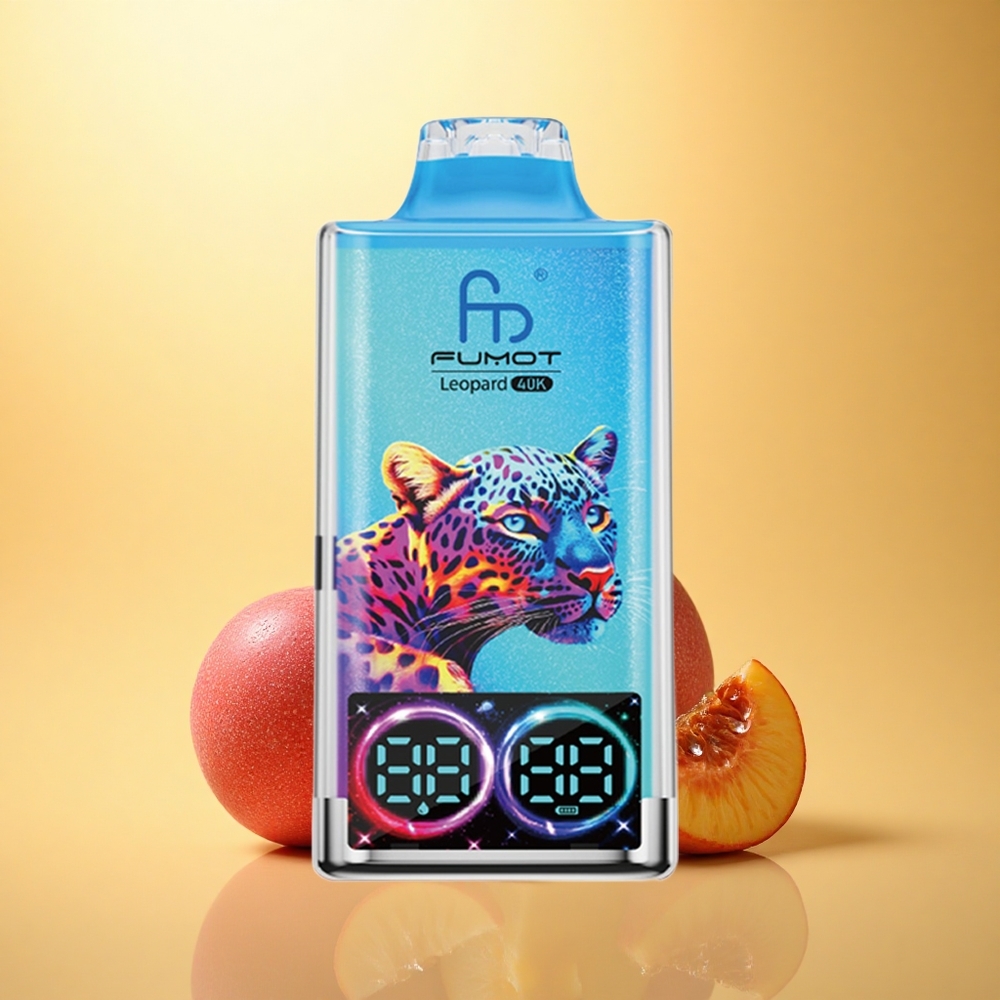 Fumot Leopard 40K Puffs Peachy Mango Pineapple 5% Nicotine 700mAh Dual Mesh