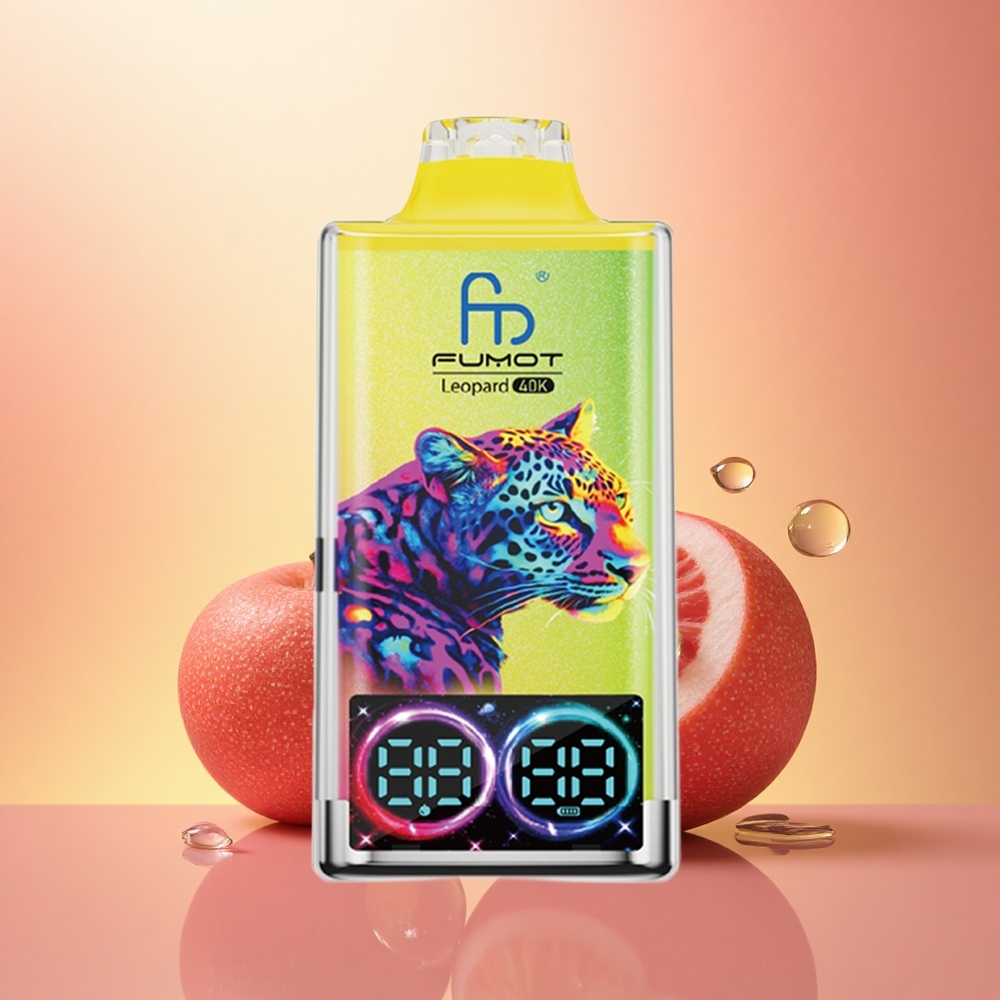 Fumot Leopard 40K Puffs Pink Lemonade Dual Mesh 5% Nicotine 700mAh