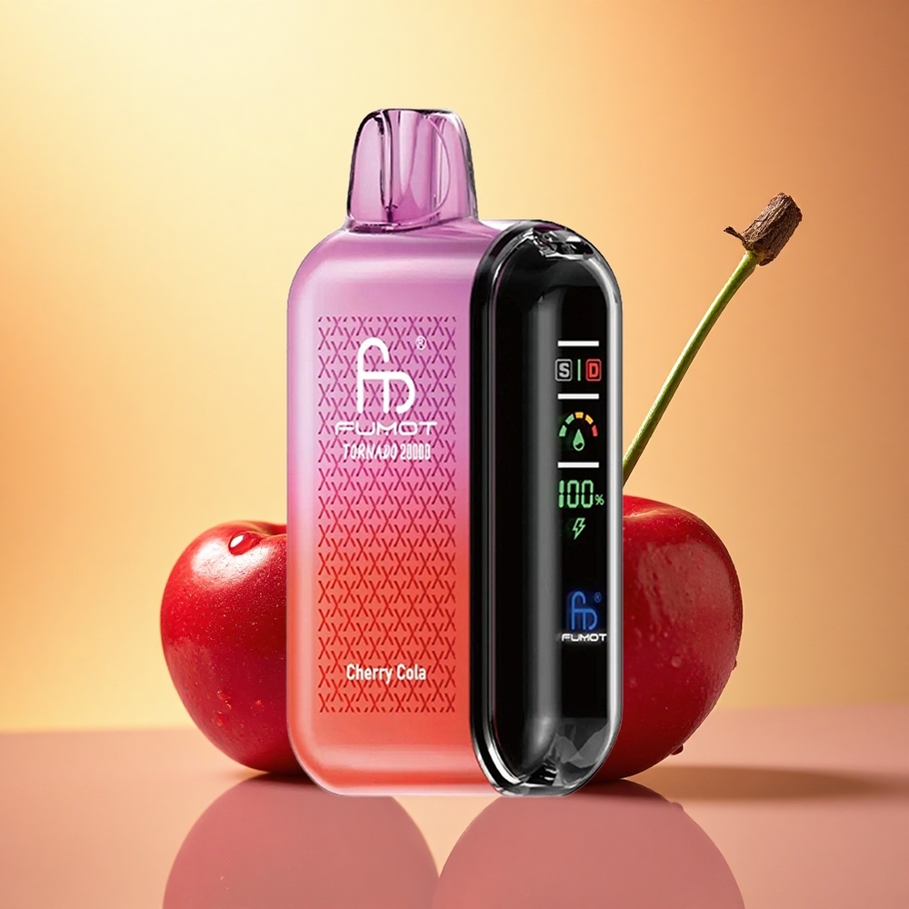 Fumot Tornado 20000 Puffs Cherry Cola Dual Mesh Coil 850mAh