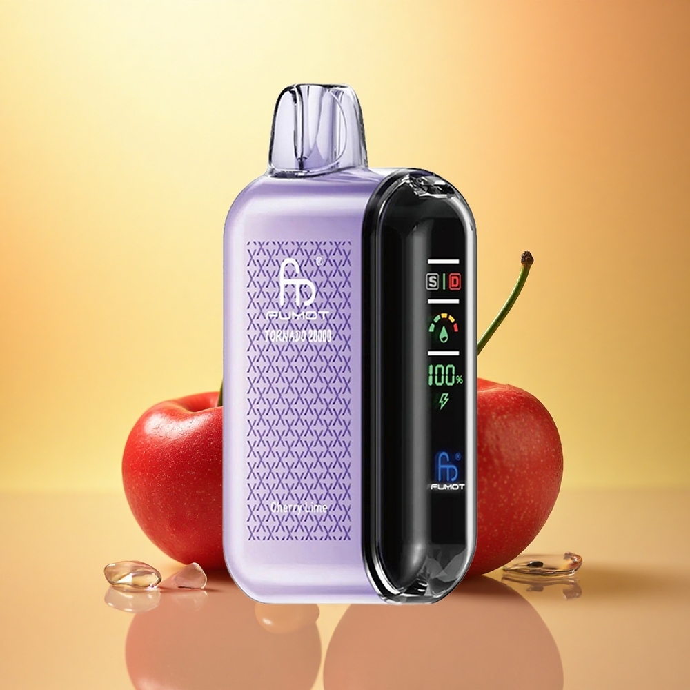 Fumot Tornado 20000 Puffs Cherry Lime 20ml Dual Mesh 850mAh