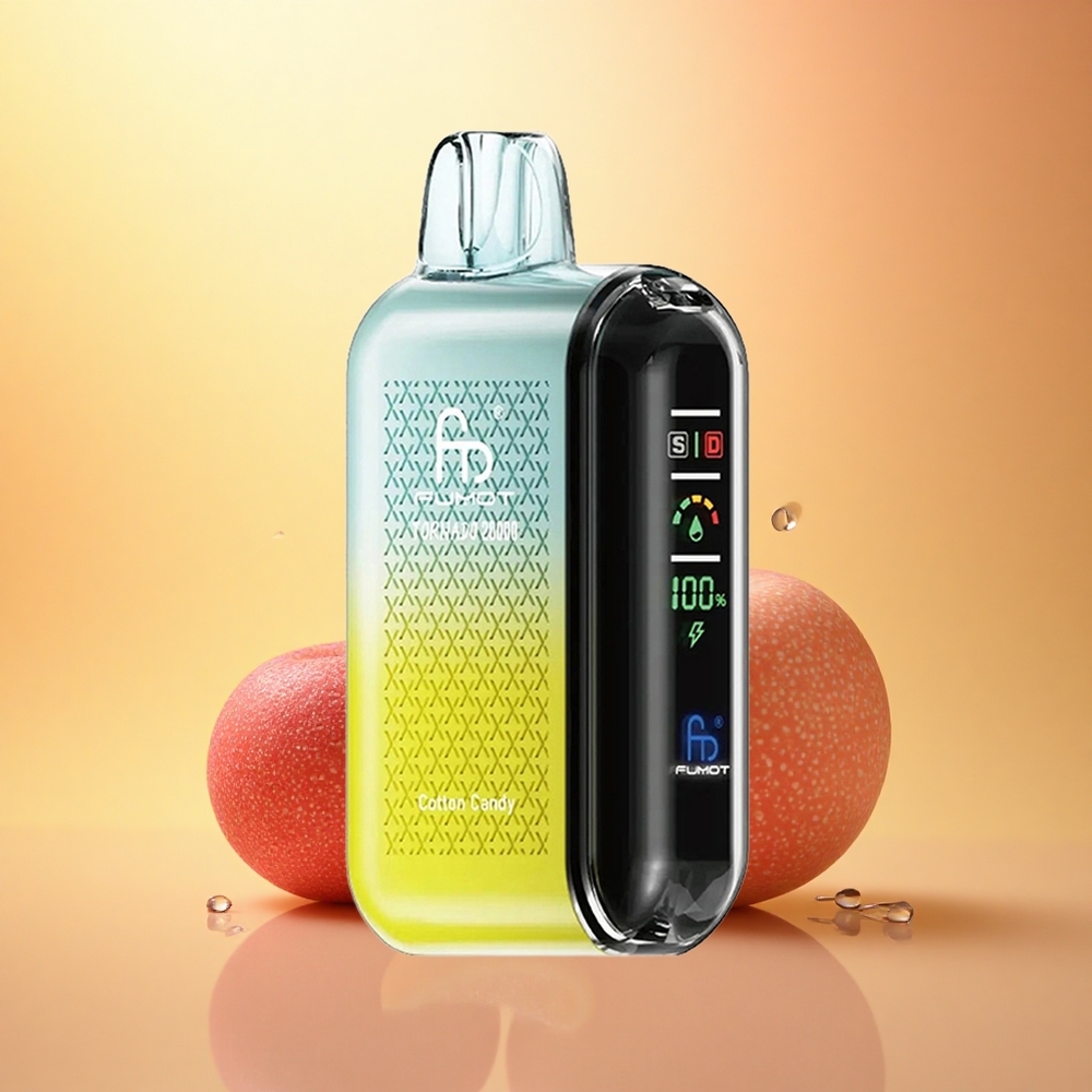 Fumot Tornado 20000 Puffs Cotton Candy Dual Mesh 850mAh 2% Nicotine