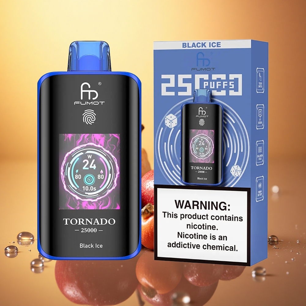Fumot Tornado 25000 Puffs Black Ice 700mAh 20ml Nicotine