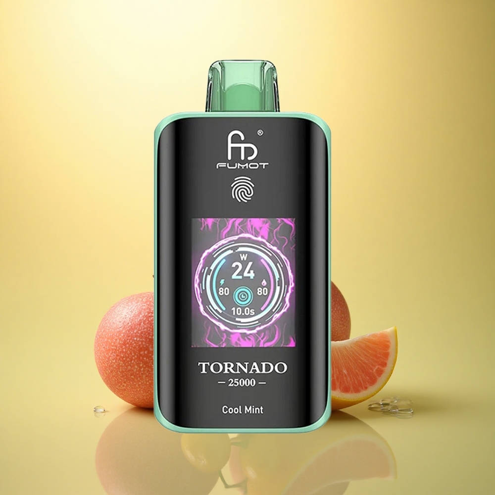 Fumot Tornado 25000 Puffs Cool Mint HD Screen 700mAh 20ml Nicotine