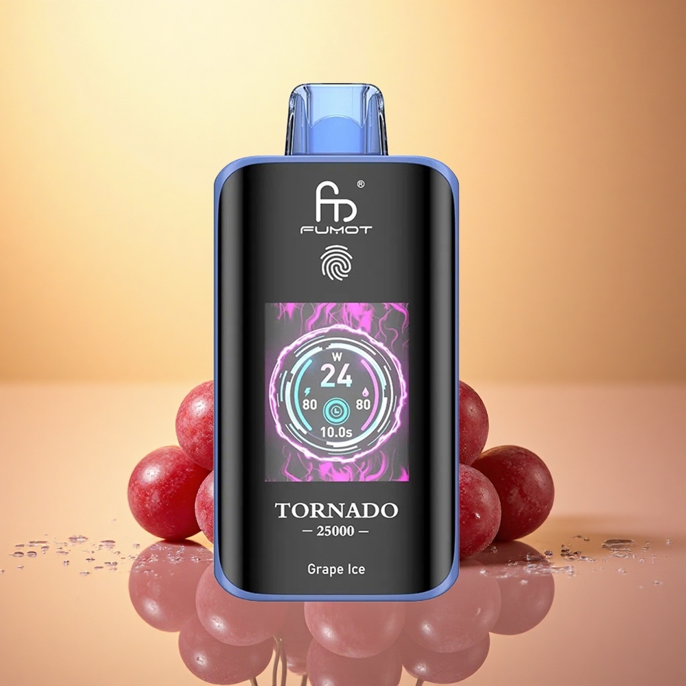 Fumot Tornado 25000 Puffs Grape Ice 700mAh 20ml 5% Nicotine