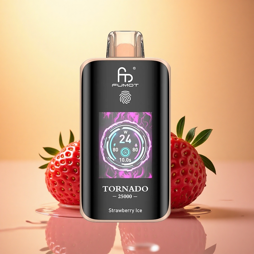 Fumot Tornado 25000 Puffs Strawberry Ice 700mAh 20ml 5% Nicotine