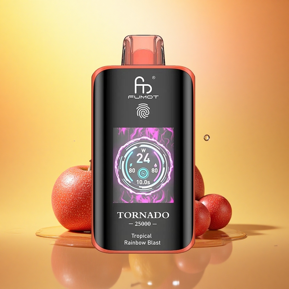 Fumot Tornado 25000 Puffs Tropical Rainbow Blast with 700mAh Battery and 20ml E-liquid