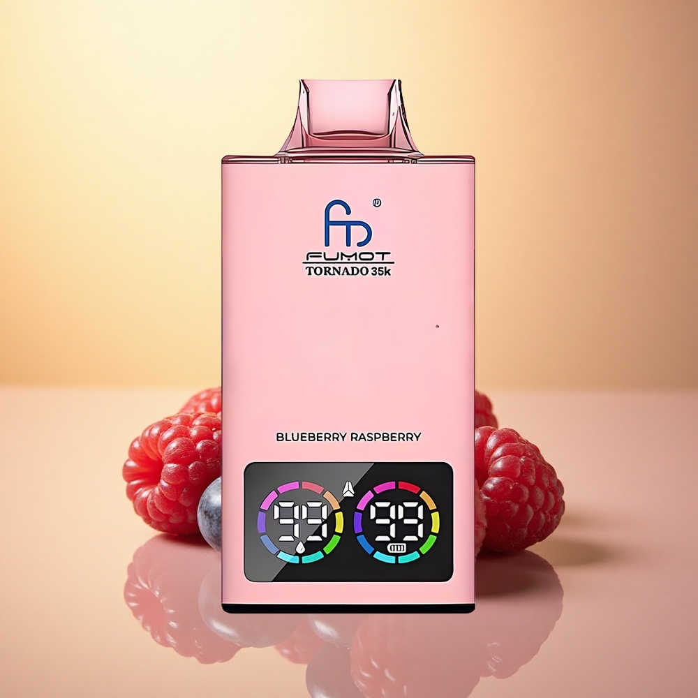 Fumot Tornado 35000 Puffs Blueberry Raspberry Dual Mesh 700mAh USB-C
