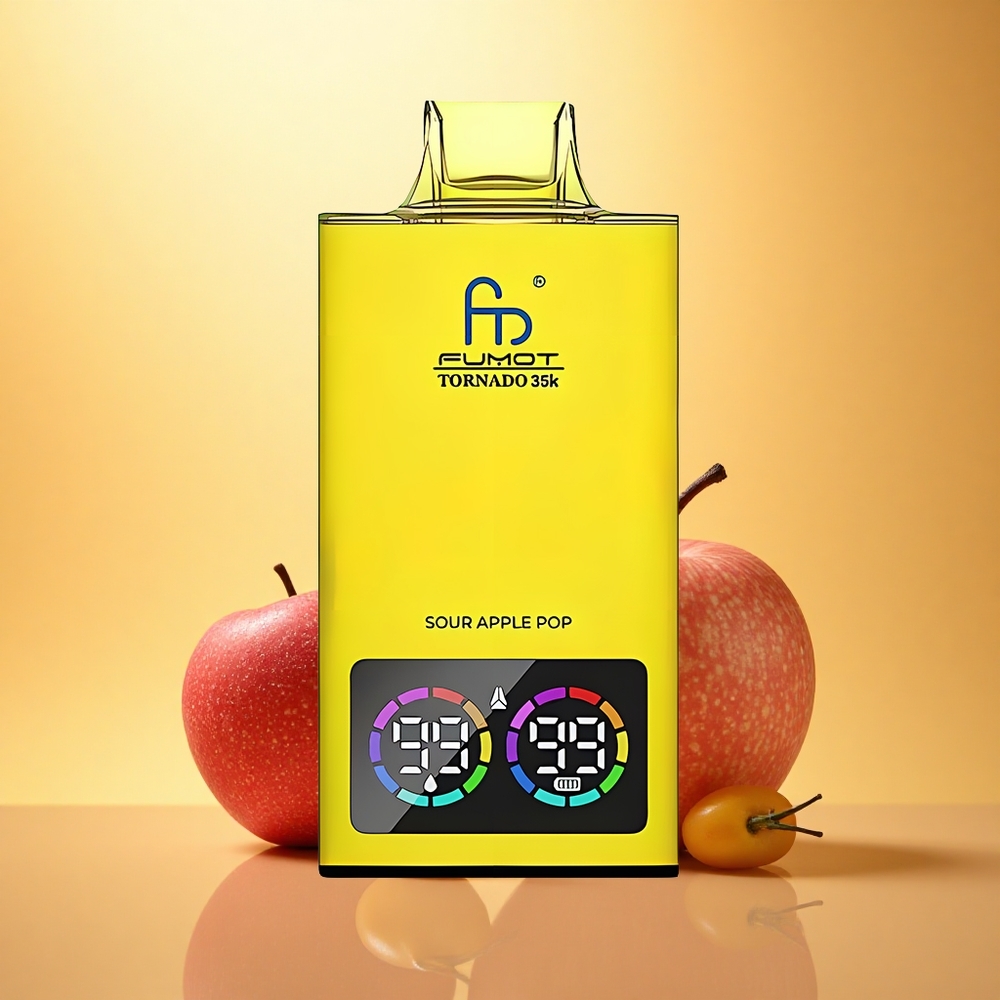 Fumot Tornado 35000 Puffs Sour Apple Pop Dual Mesh 15ml 700mAh