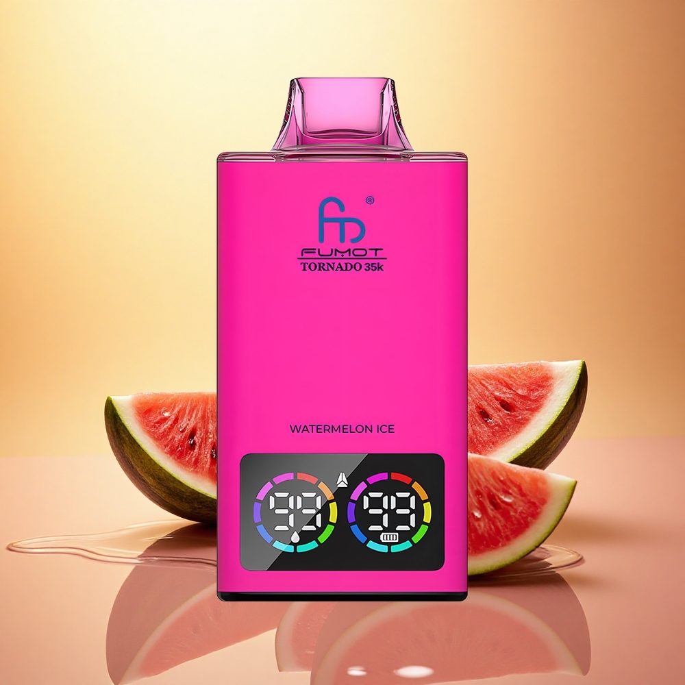Fumot Tornado 35000 Puffs Watermelon Ice Dual Mesh USB-C 700mAh