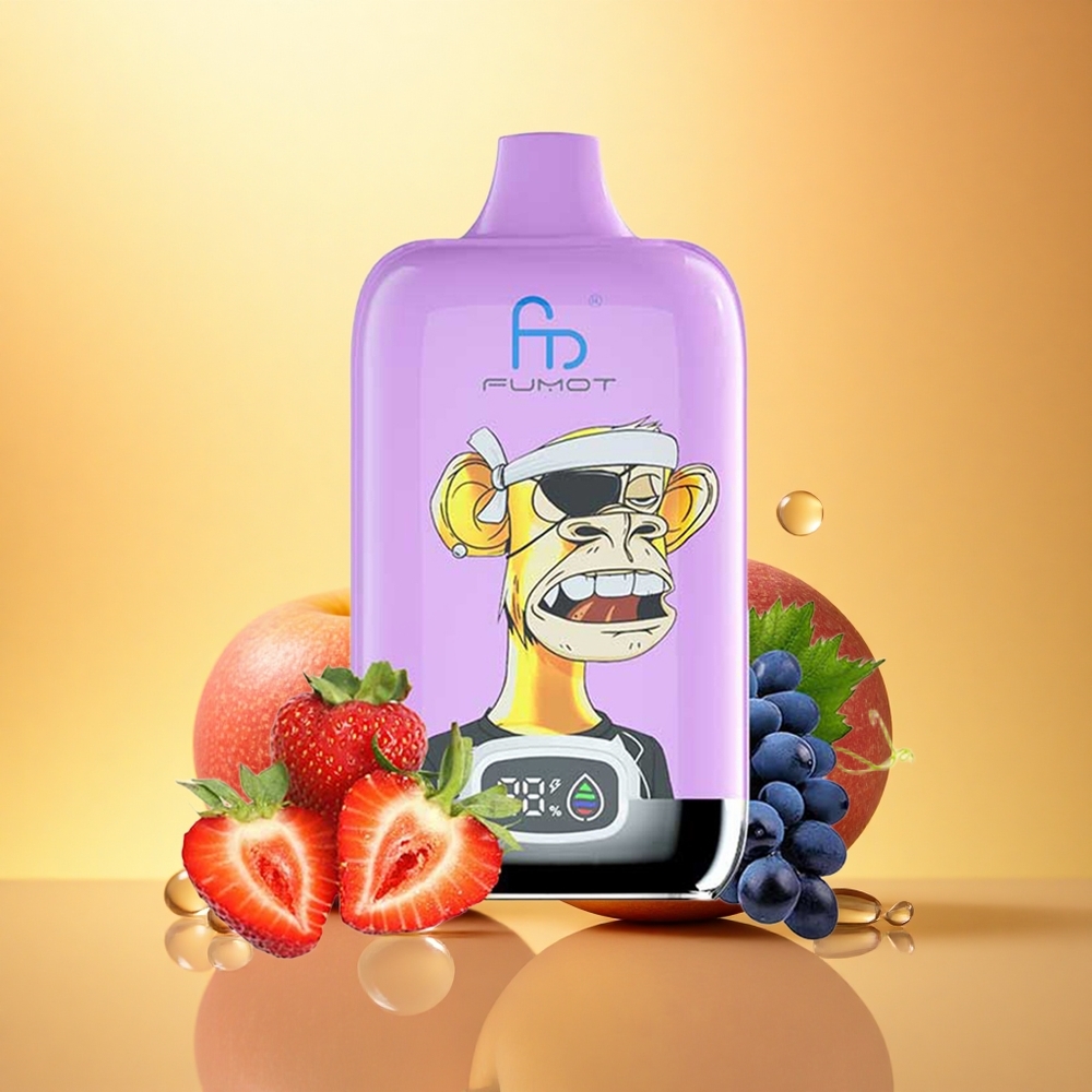 Fumot Tornado Digital Box 12000 Puffs Mango On Ice Mesh Coil 550mAh