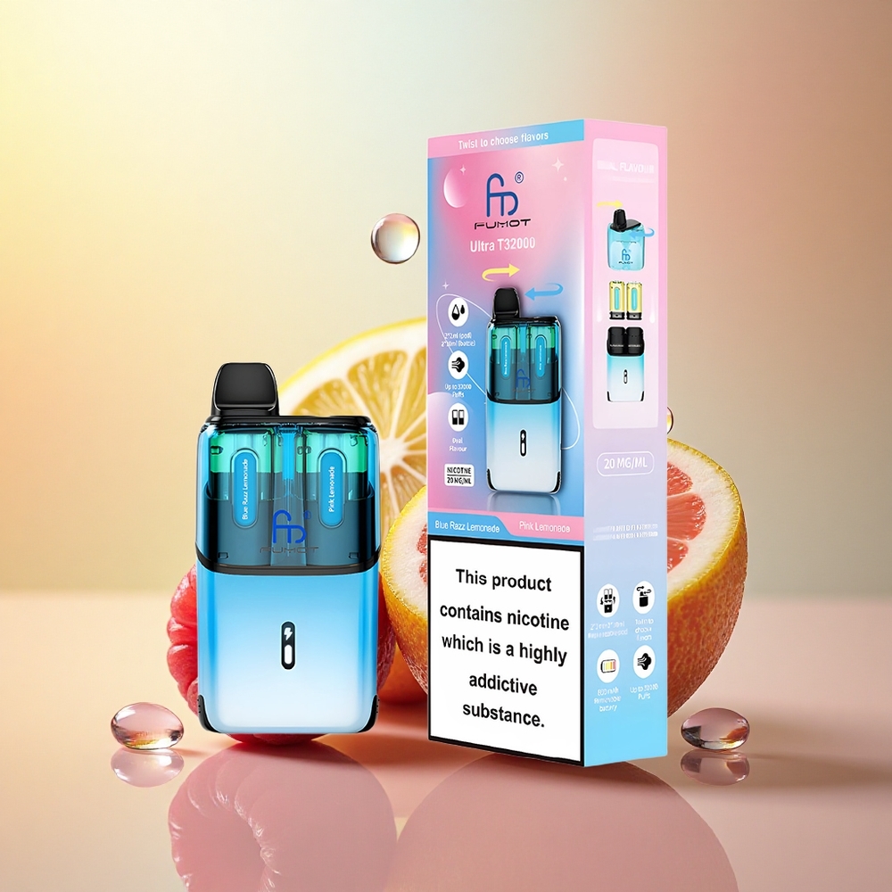 Fumot Ultra T32000 Puffs Blue Razz Lemonade - Pink Lemonade 20mg Nicotine 800mAh