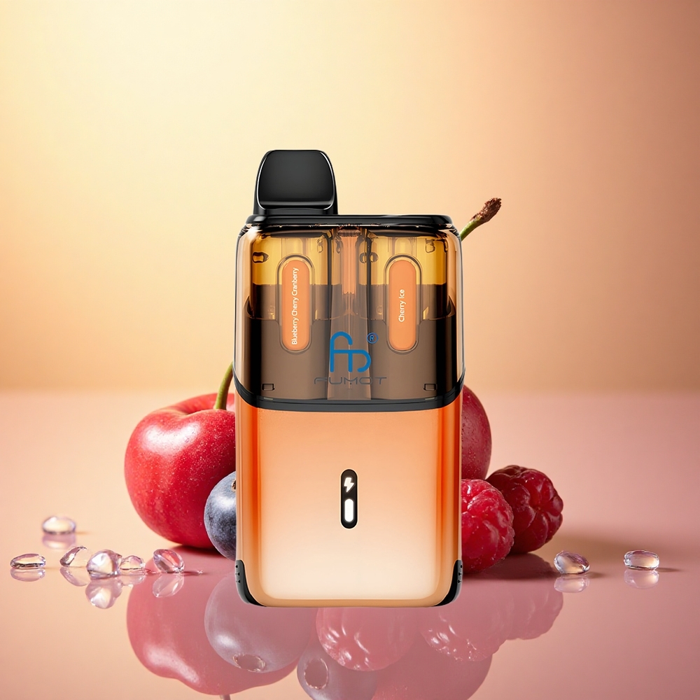 Fumot Ultra T32000 Puffs Blueberry Cherry Cranberry - Cherry Ice with 800mAh Battery and 20mg Nicotine
