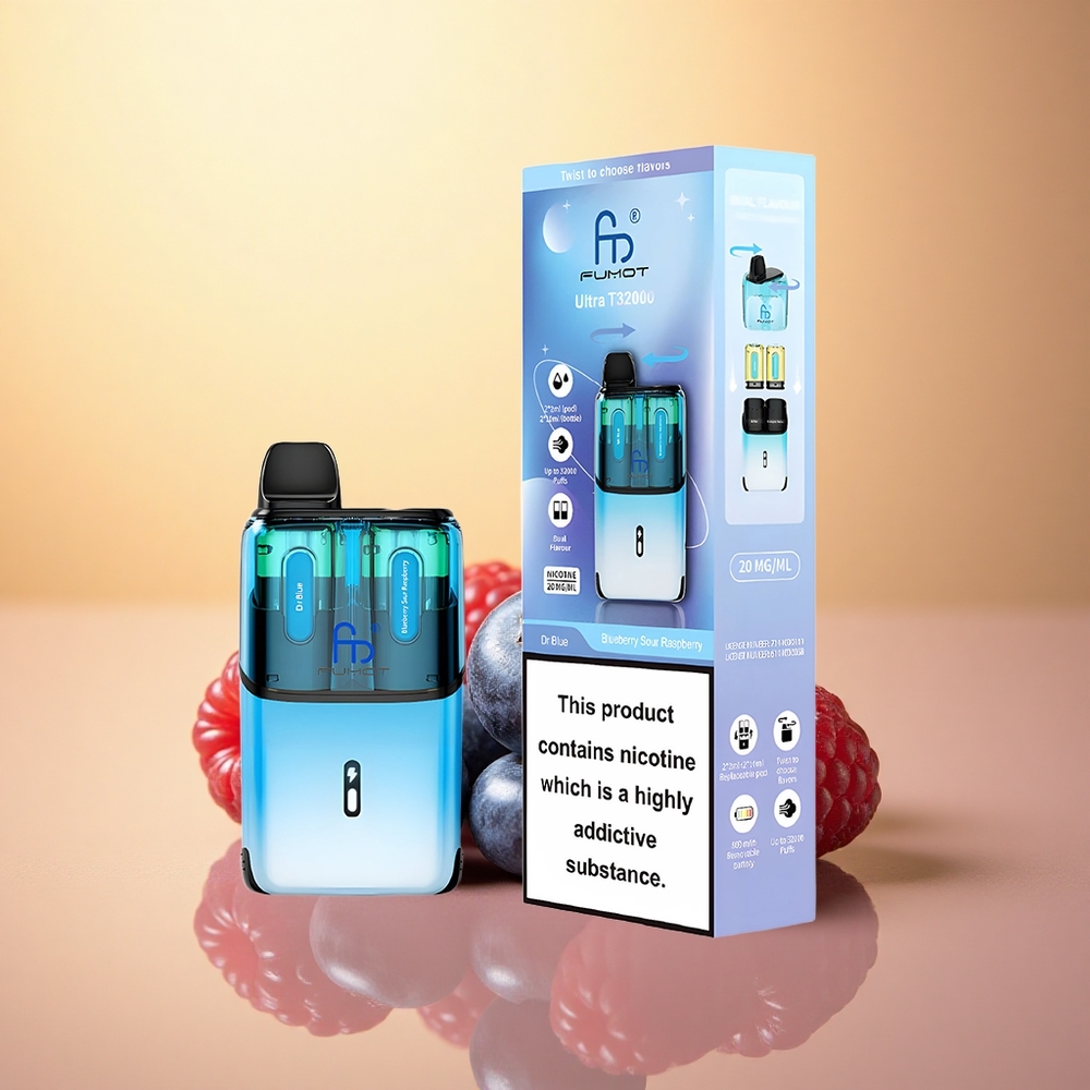 Fumot Ultra T32000 Puffs Dr Blue - Blueberry Sour Raspberry 20mg Nicotine 800mAh Battery