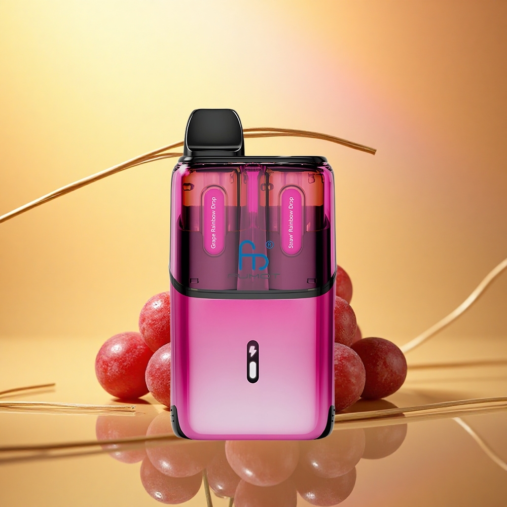 Fumot Ultra T32000 Puffs Straw Rainbow Drops - 20mg Nicotine Mesh Coil
