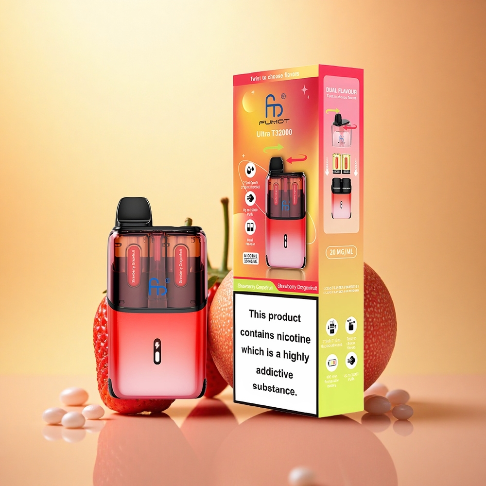 Fumot Ultra T32000 Puffs Strawberry Dragonfruit - 800mAh Mesh Coil 24ml