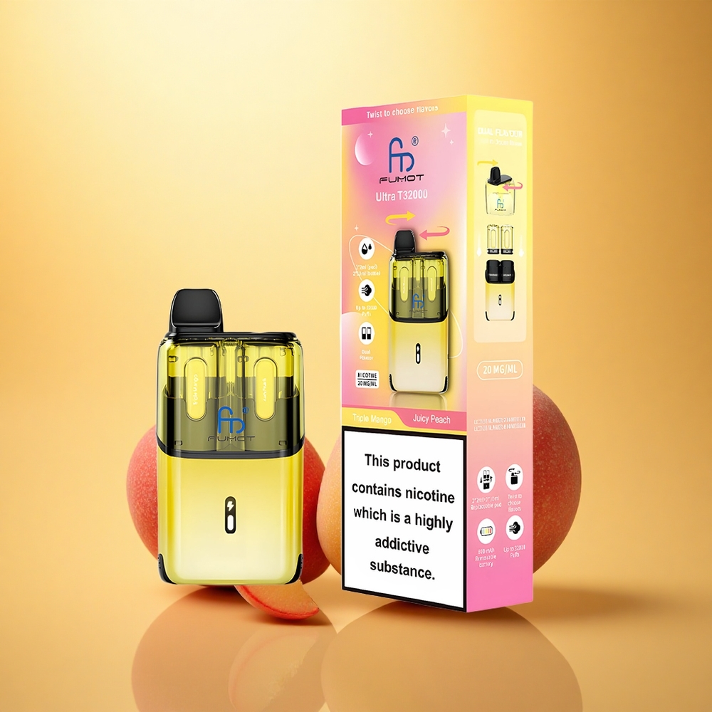 Fumot Ultra T32000 Puffs Triple Mango - Juicy Peach with 800mAh & 20mg Nicotine