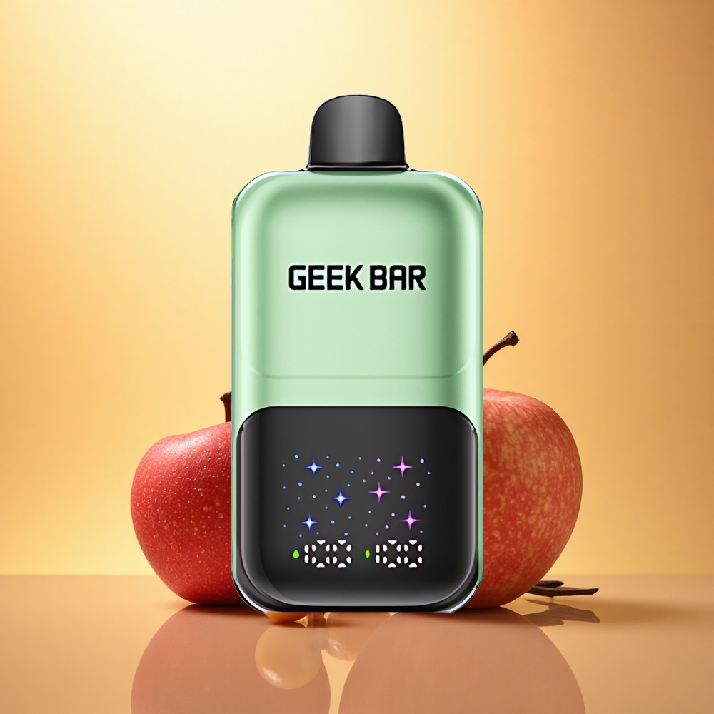 GEEK BAR 2GO 20ml 50000 Puffs Double Apple A&B Interactive Screen Dual Tank 20mL 5% Nicotine Salt