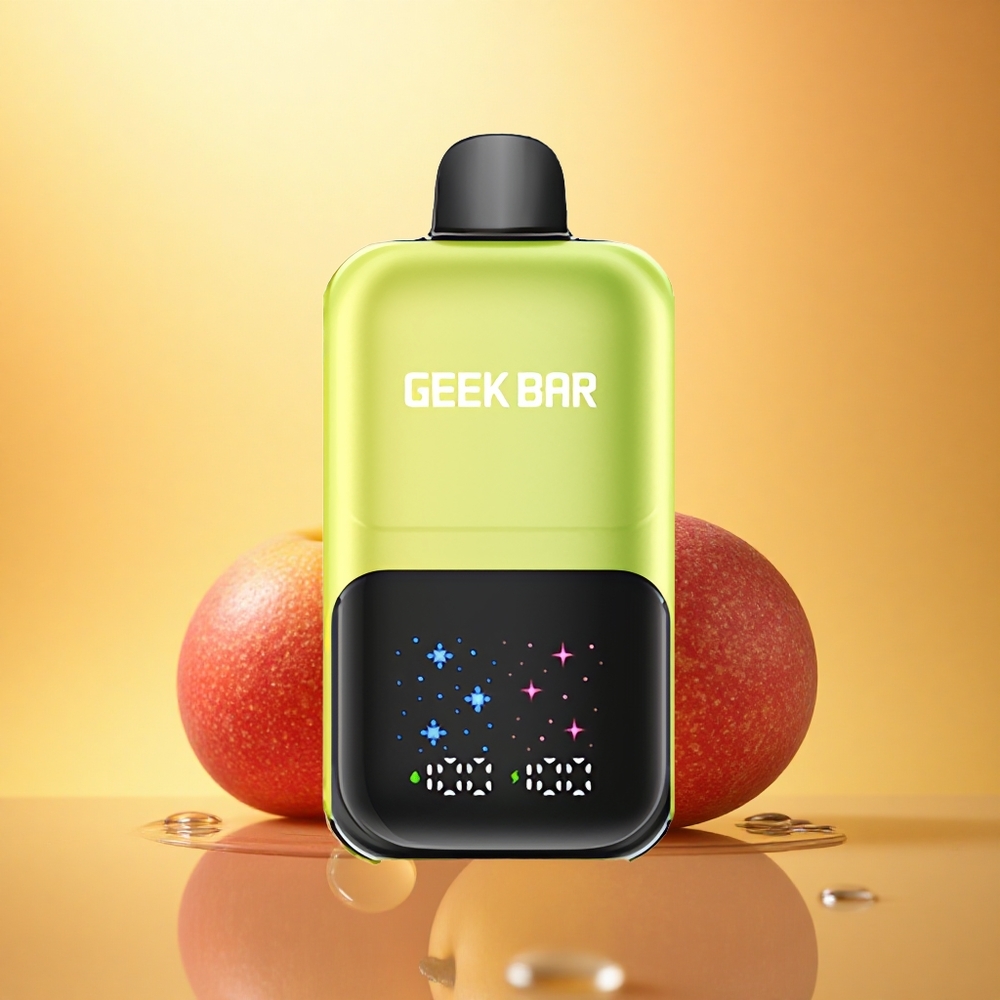 GEEK BAR 2GO 20ml 50000 Puffs Mexico Mango Ice Rechargeable Dual Tank Adjustable Coolness 5% Nicotine