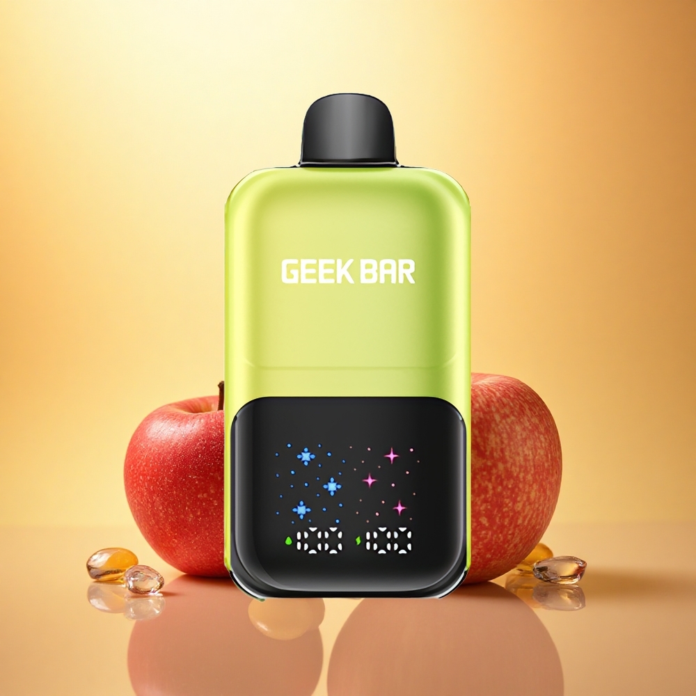 GEEK BAR 2GO 20ml 50000 Puffs Sour Apple Ice Adjustable Coolness Rechargeable 5% Nicotine