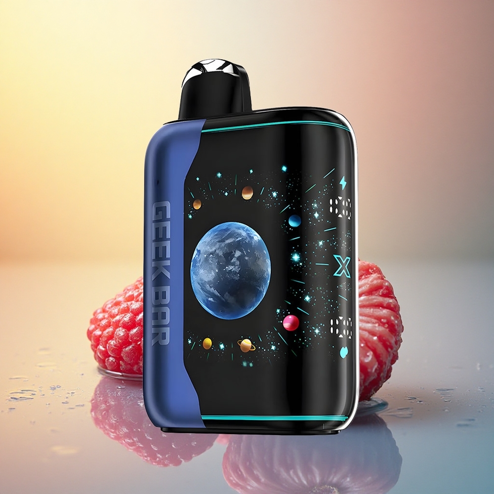GEEK BAR Platinum Edition 25000 Puffs Blue Razz Ice with Dual Mesh Coil and 2% nicotine