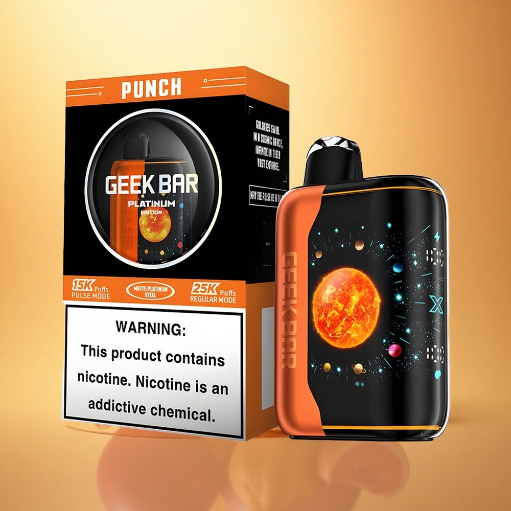 GEEK BAR Platinum Edition 25000 Puffs Punch Steel DualMesh 2% Nicotine