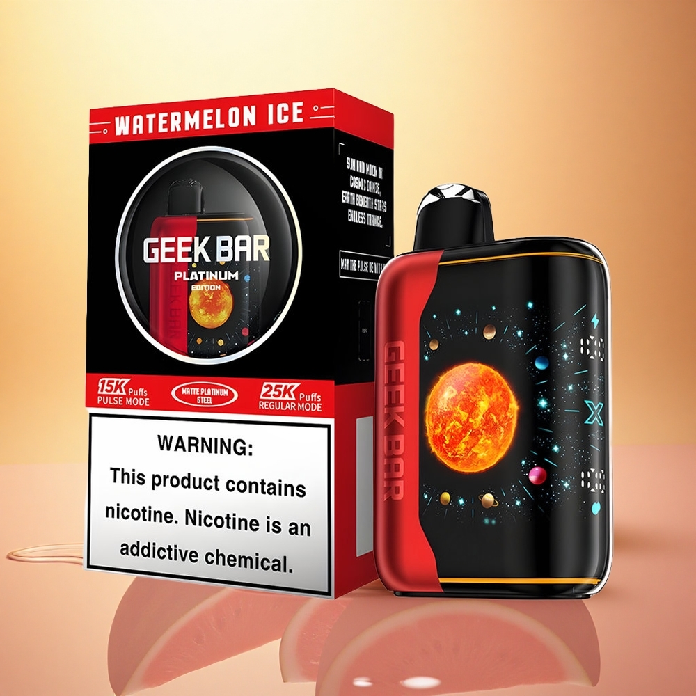 GEEK BAR Platinum Edition 25000 Puffs Watermelon Ice Dual Mesh 2% Nicotine