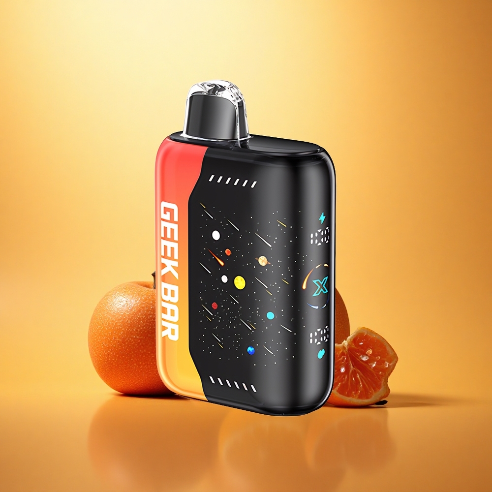 GEEK BAR Pulse X 42K Puffs Meteor Edition Orange Dragon Dual Mesh Coil 820mAh Fast-Charging