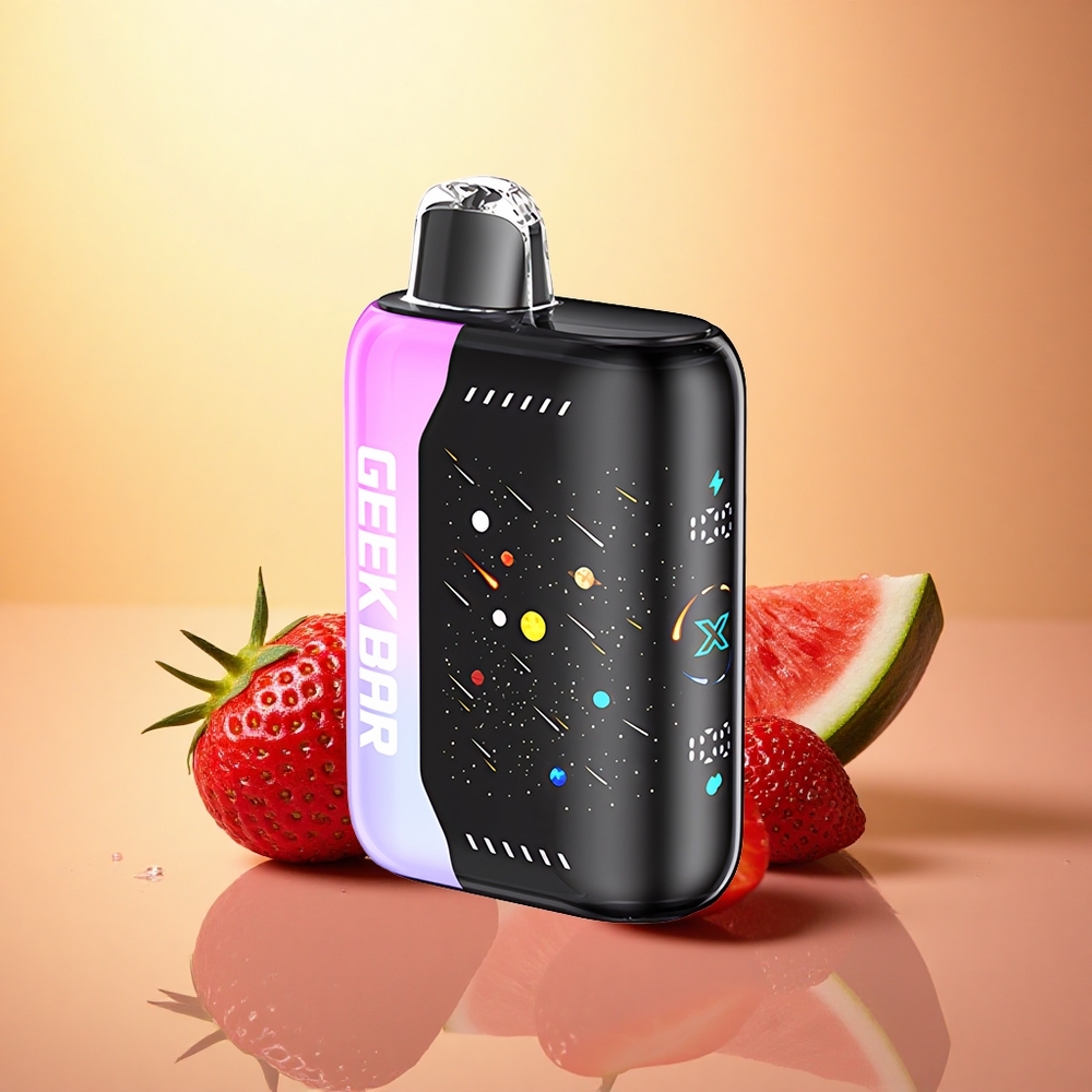 GEEK BAR Pulse X 42K Puffs Meteor Edition Strawberry Watermelon Dual Mesh Coil 820mAh