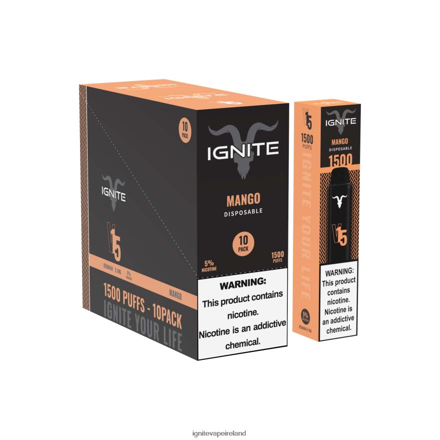 IGNITE Disposable Vape Review - IGNITE V15 Vape Pen 10-Pack Cherry Ice 486FD698