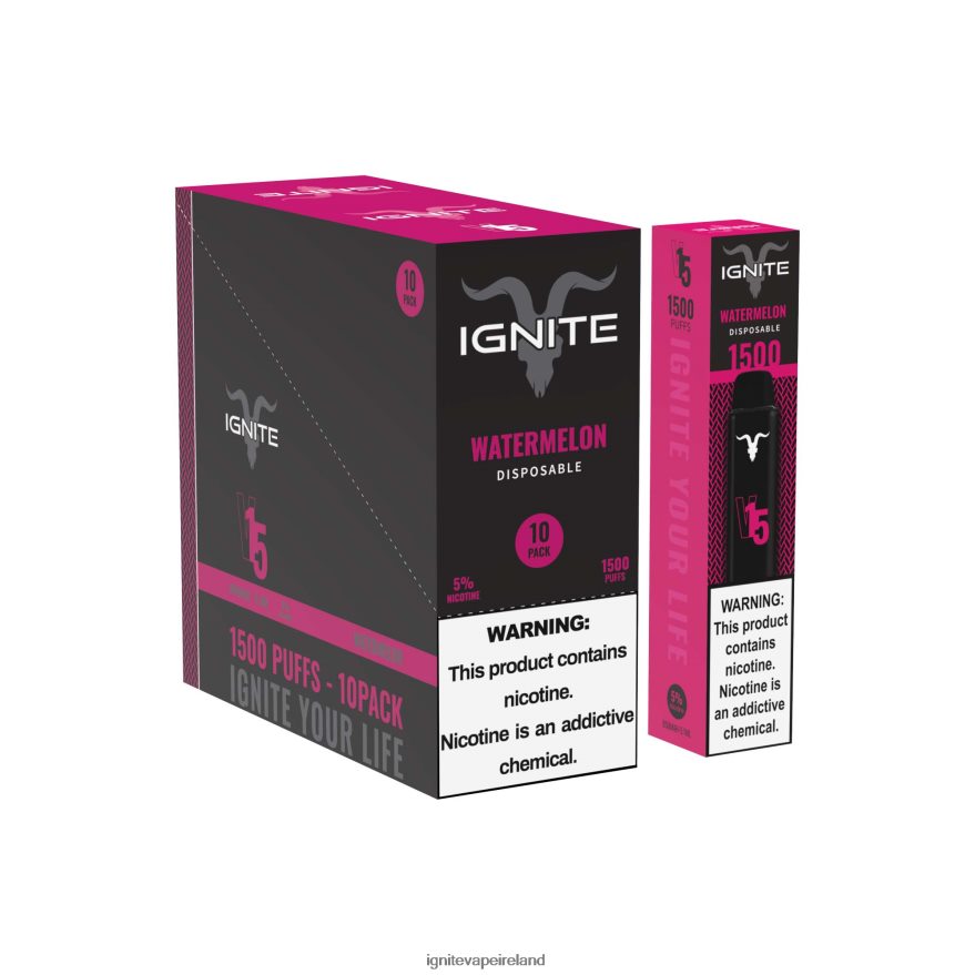 IGNITE Disposable Vape Review - IGNITE V15 Vape Pen 10-Pack Cherry Ice 486FD698