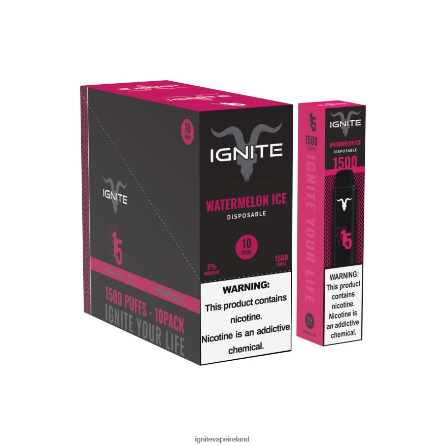IGNITE Disposable Vape Review - IGNITE V15 Vape Pen 10-Pack Cherry Ice 486FD698