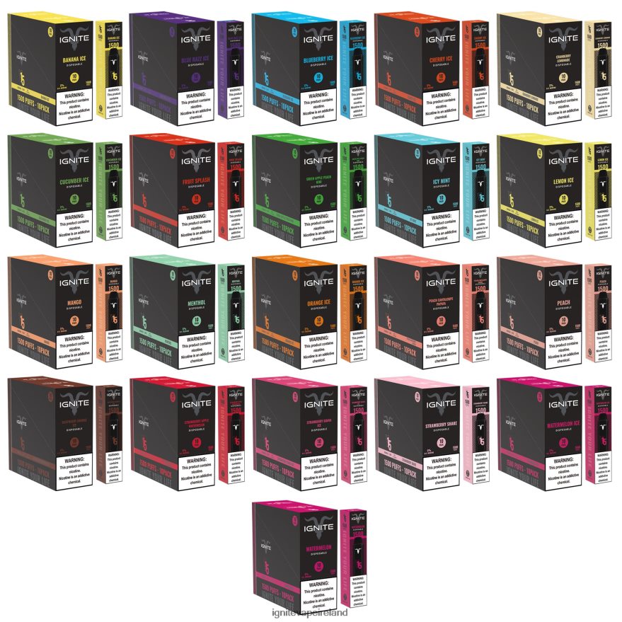 IGNITE Disposable Vape Review - IGNITE V15 Vape Pen 10-Pack Cherry Ice 486FD698