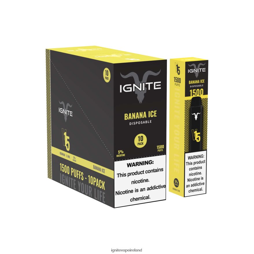 IGNITE Disposable Vape Review - IGNITE V15 Vape Pen 10-Pack Cherry Ice 486FD698