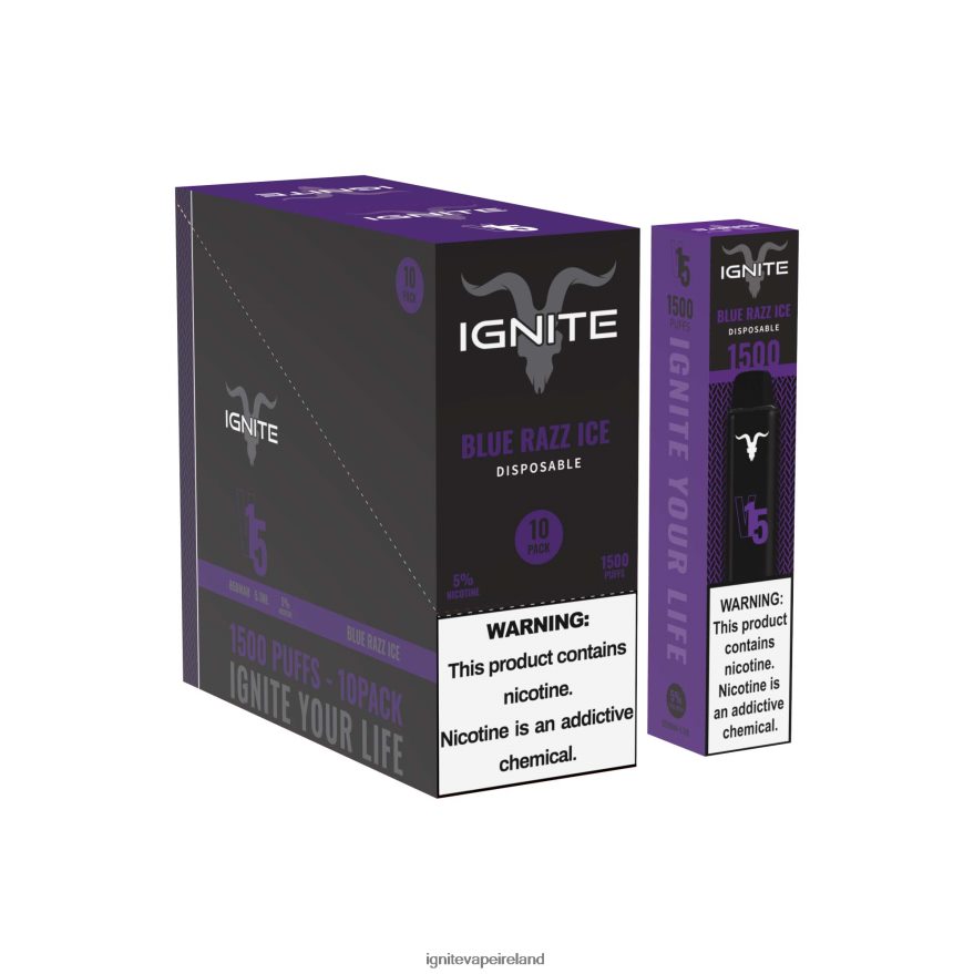 IGNITE Disposable Vape Review - IGNITE V15 Vape Pen 10-Pack Cherry Ice 486FD698