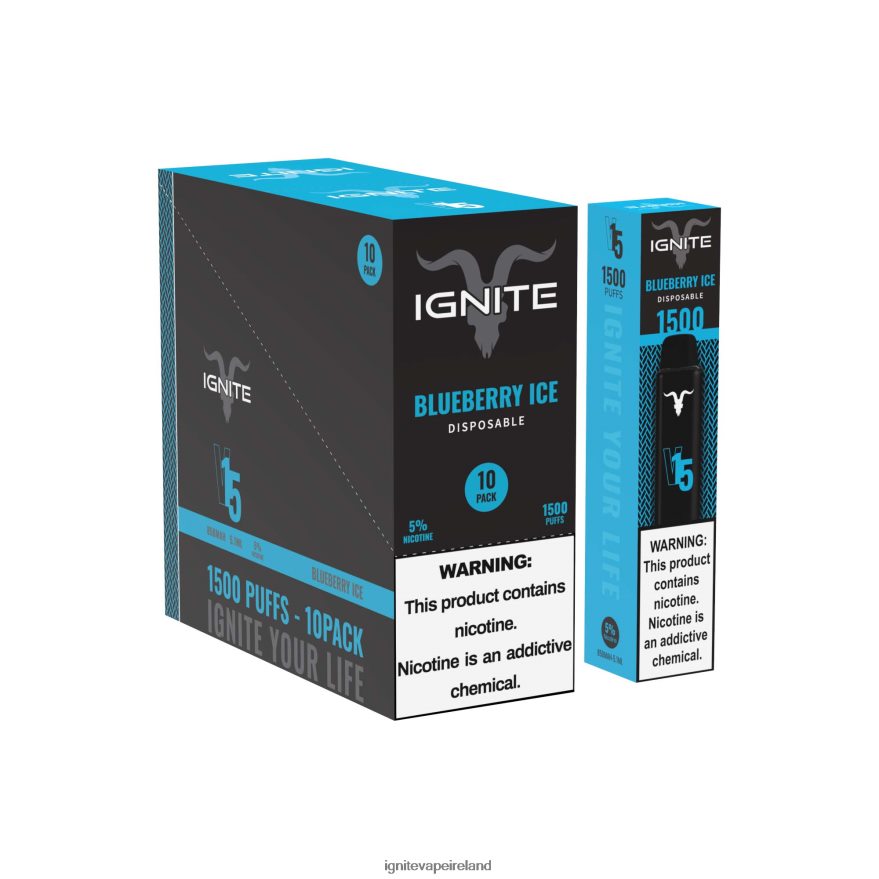 IGNITE Disposable Vape Review - IGNITE V15 Vape Pen 10-Pack Cherry Ice 486FD698