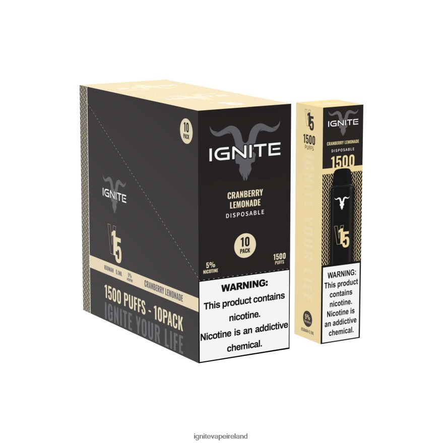 IGNITE Disposable Vape Review - IGNITE V15 Vape Pen 10-Pack Cherry Ice 486FD698
