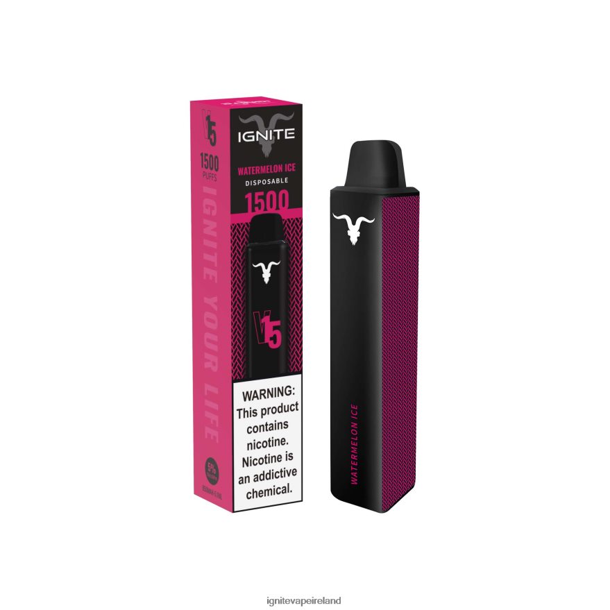 IGNITE Vape Shop - IGNITE V15 Vape Pen Strawberry Guava Ice 486FD6116