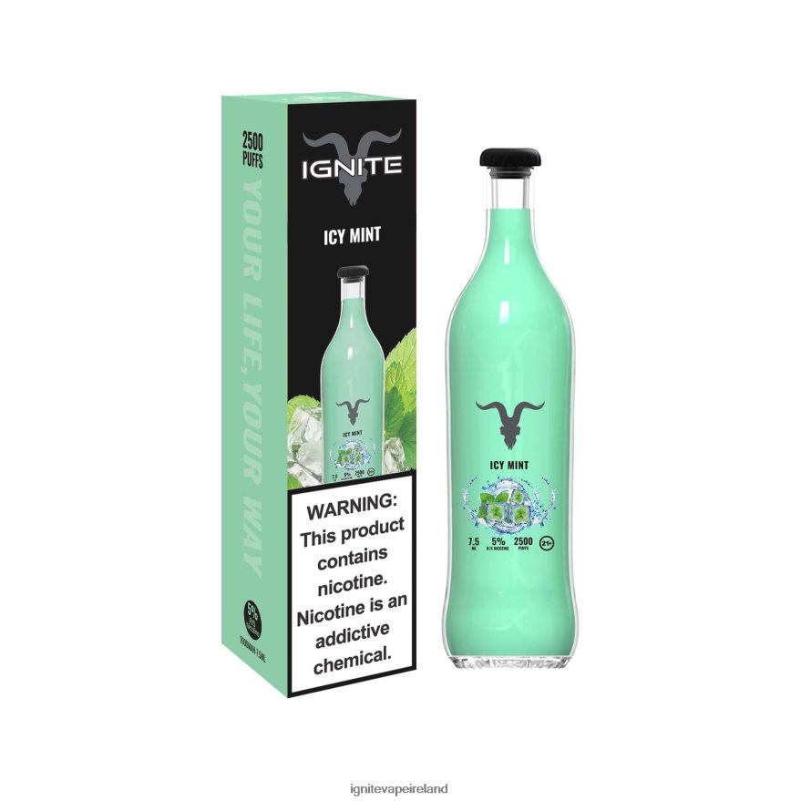 IGNITE Disposable Vape Review - IGNITE V25 Vape Pen Sour Apple Ice 486FD6118