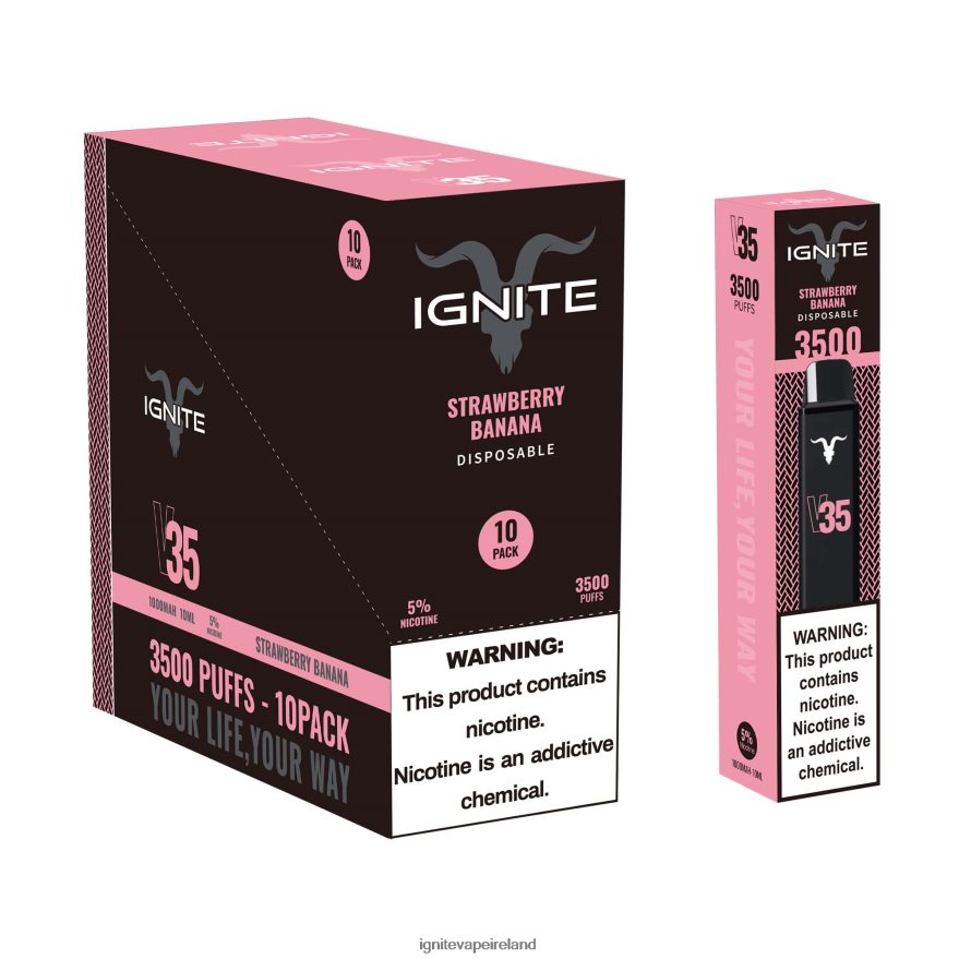 IGNITE Flavors - IGNITE V35 Vape Pen 10-Pack Watermelon Apple Ice 486FD6129