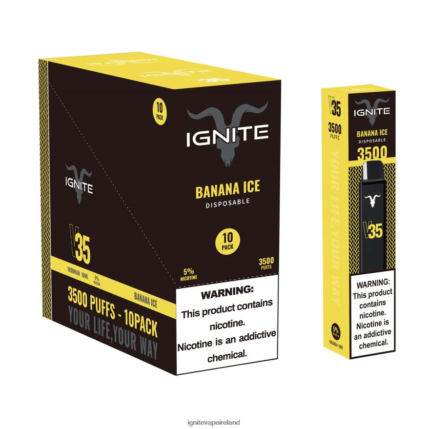 IGNITE Flavors - IGNITE V35 Vape Pen 10-Pack Watermelon Apple Ice 486FD6129