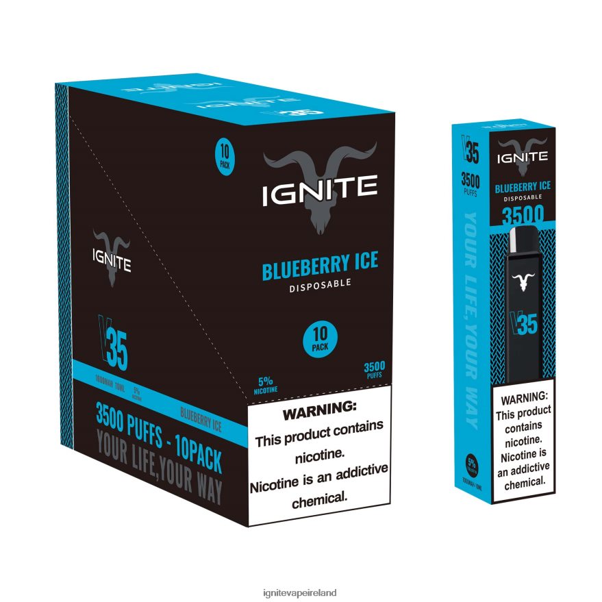 IGNITE Flavors - IGNITE V35 Vape Pen 10-Pack Watermelon Apple Ice 486FD6129