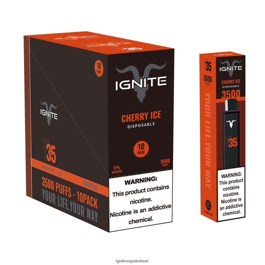 IGNITE Flavors - IGNITE V35 Vape Pen 10-Pack Watermelon Apple Ice 486FD6129